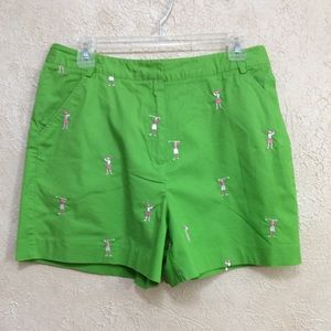 Lilly Pulitzer Tee Time Women’s Golf Shorts Sz 10